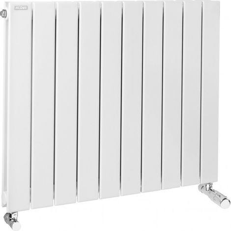 Acova – Radiateur eau chaude en acier double vertical 1000W – Éléments plats 70x11mm – Saillie 95mm – HXD080075 (1/2)