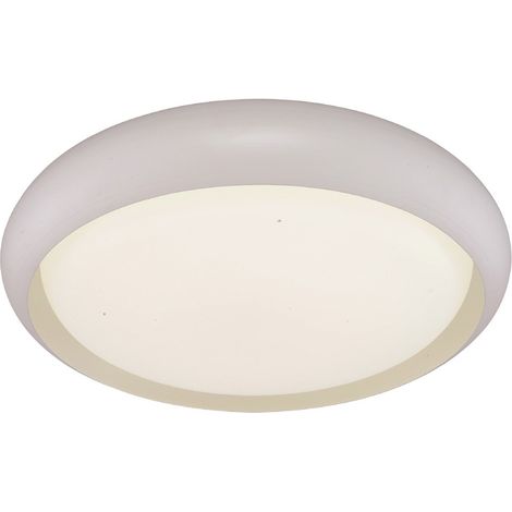 Plafón LED Deco Luz Cálida (40W)  Blanco (1/2)