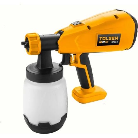Pistola a spruzzo Tolsen 20V 1000 ml senza batteria