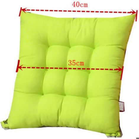 Coussin Chaise - 40x40 cm - Épaisseur 5 cm - Attaches D'angle - Violet - 1 Pièce (1/4)
