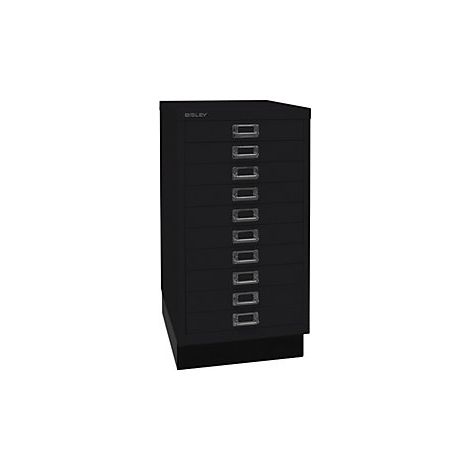 Serie 29 MultiDrawer™  con zócalo  DIN A3  10 cajones  negro