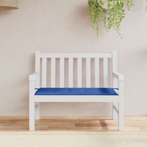 vidaXL Coussin de banc de jardin bleu royal 100x50x3 cm tissu oxford (1/5)