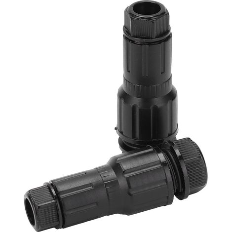 Connecteur de câble basse tension 2 pièces, laiton et nylon, pour projecteur extérieur et éclairage paysager (1/5)