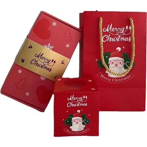 Boîte à Surprise - Boîte à Enveloppe Rouge Sauteuse - Pour Cadeaux en Espèces ou Bijoux - Dimensions 3 x 3 x 3 Pouces - Lot de 1
