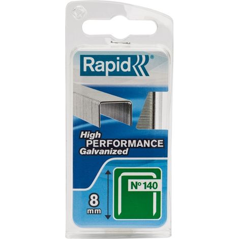 Rapid 40109514 140/8NB 8mm Galvanised Staples (Narrow Box 970) RPD1408NB