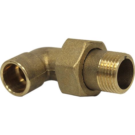 Coude union fer/cuivre 98 GCU à souder Ø16 Mâle 1/2 (1/4)