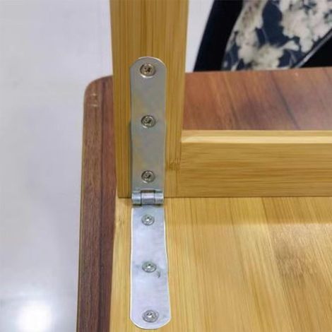 Bisagras para puertas marinas de alta resistencia - Bisagras metálicas de 270 grados para mesas plegables y proyectos de bricolaje - 155 x 16 mm (1/5)