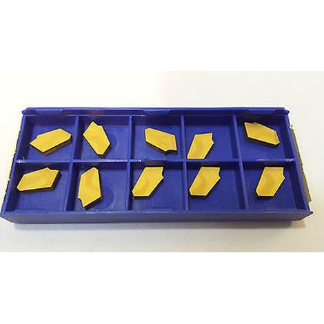 SET 10 INSERTI PER UTENSILI TORNIO DA TAGLIO - 3mm - PLACCHETTE TRONCATURA