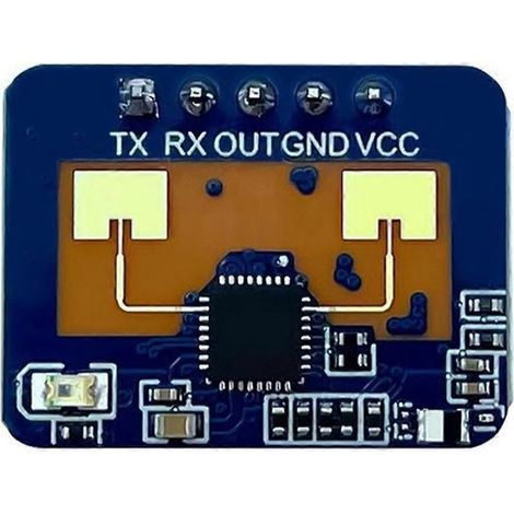 Module de capteur de présence corporelle 24G LD2410C, radar à ondes millimétriques, capteur multifonction intelligent sans contact, A (1/5)