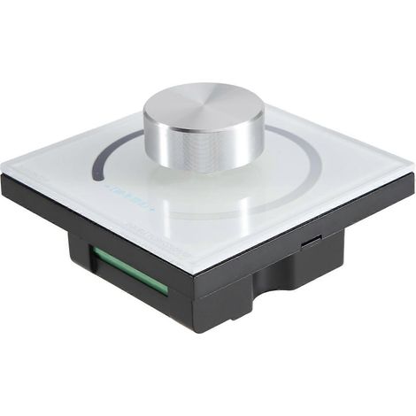 LED Strip Dimmer DC12V-24V Rotary Panneau Knob mur Mounted PWM Dimmer pour 5050 3528 Simple couleur Tape Dimming (1/5)