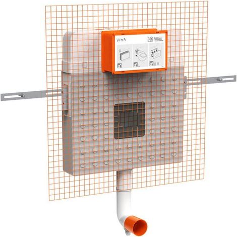 Depósito de cisterna empotrado 8 cm, aislado, para inodoros de pie y suspendidos, 3/6 lt VitrA 768-1740-01