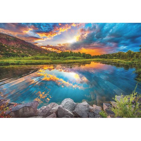 Komar Daybreak 368 x 248 cm, Papier peint panoramique XXL4-016, photomurale sur intissé (1/4)