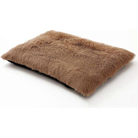 Lit douillet de luxe pour chiens de petite et moyenne taille, matelas orthopédique avec housse amovible, confortable et moelleux, anti-anxiété. (1/4)