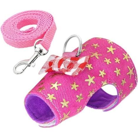 Hamster Harness and Leash - Breathable - Blue - Small Pet (1/4)