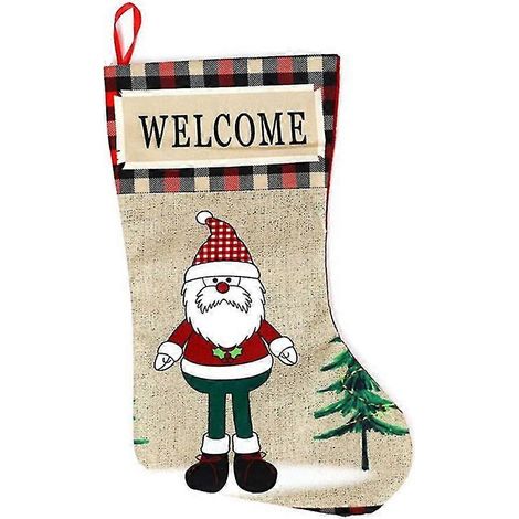 Chaussettes de Noël, décorations de sapin de Noël, pendentifs pour sapin de Noël, sacs de Noël, Ho yuante (1/5)