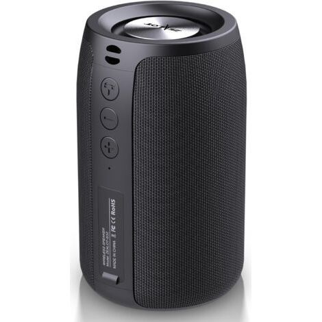 Haut-parleur Bluetooth portable, sans fil IPX5 étanche avec caisson de basses, volume plus fort 10 W (5 W) (1/4)