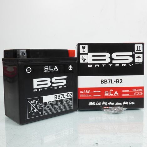 SLA-BS-Batterie für Yamaha 125 XN Teo-S 2000 bis 2005 YB7L-B2 /