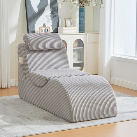 Un fauteuil de détente moderne au design unique et ergonomique, confectionné en mousse à haute élasticité et compression. Il est doté d'un coussin d'assise amovible ainsi que d'une poche latérale, off (1/5)