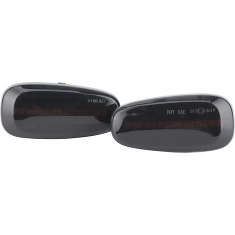 Getönte Seitenblinker für Opel Astra (1999–2005), Kotflügelmarkierungsleuchte, Kurvenblinker, 2-teiliges Set, schwarze Ausführung (1/5)