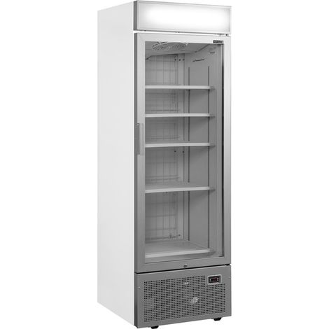 Congélateurs verticaux de vitrine UFSC1450GCP NF Silver - Tefcold