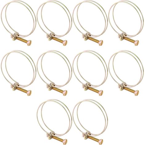 Collier de serrage à vis pour tuyau d'arrosage, fixation de plomberie (46 mm - 51 mm) (1/5)