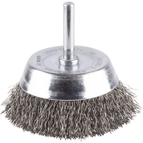 Bosch Brushing PRO Metal clean Cup Brush Straight Shank 70 x 0.2 mm 1609200271