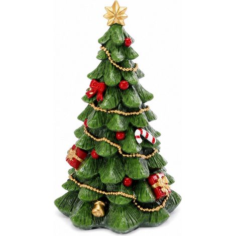 Ad Trend Albero Natalizio Decorativo in Resina D 14 cm H 25 cm Ass.1 Pz (1/3)