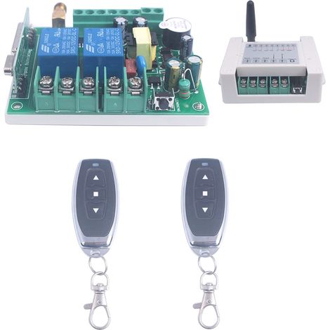AC 85V 110V 120V 220V 250V 250V Moteur à 2 canaux Interrupteur à distance avant et arrière Interrupteur à distance Moteur Commutateur sans fil 433MHz Émetteur avec récepteur (2 contrôleur) (1/5)