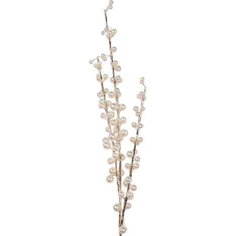 Branche décorative pour intérieur et décoration murale en plastique doré 6 x 6 x 75 cm - PANGIVO (1/2)