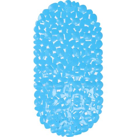 Tapis de bain PVC antidérapant avec trous d'évacuation et ventouses pour douche, salle de bain et institut de beauté (1/5)