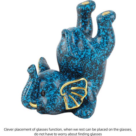 Objet décoratif original, étagère à lunettes en forme de petit éléphant, présentoir optique, support de bureau, objet de décoration