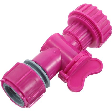 Répartiteur de vannes en plastique durable avec double commande d'eau, lot de 5 pour jardin (1/5)