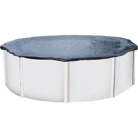 Housse d'hiver pour piscine ronde – Diamètre 4,5 à 5 m – Étanche, renforcée avec coutures thermosoudées, protection UV et anti-déchirure