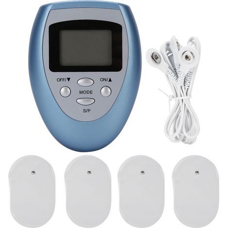 Appareil De Massage Electrique - Impulsion Bioelectrique - Pour Soins Corps Entier - 2 Canaux De Sortie A/B - 8 Programmes - Avec Electrodes Adhesives - 1 Unite (1/5)