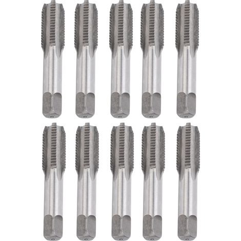 Jeu de 10 tarauds manuels M16, en acier allié, à goujures droites haute dureté, pour le taraudage et le perçage. (1/5)