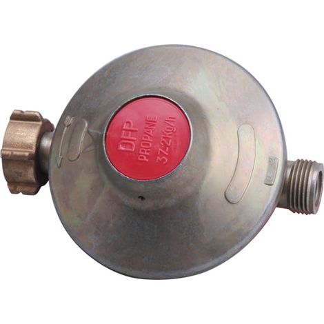Détendeur fixe propane basse pression 2kg/h - 37 mbar - entrée écrou 20x150 - sortie M20x150 - Gurtner