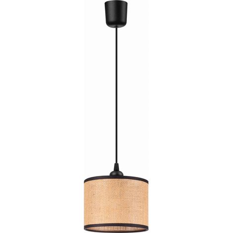 Lampe Tornado AM1Z en jute noir (1/5)