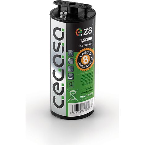 Cegasa - Pile depolarisation air alcaline eZ8 1,5/200 1.5V 200Ah
