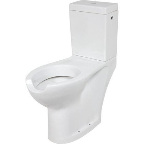 Vaso monoblocco con apertura frontale in ceramica bianca - Idral Easy 10242 (1/4)
