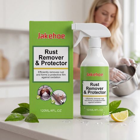 2-in-1 Rostentferner-Spray – Reinigt Rostflecken auf Küchengeschirr, Edelstahlrohren und Oberflächen, ohne den Lack zu beschädigen. 120 ml -- DTEKGAZ (1/5)