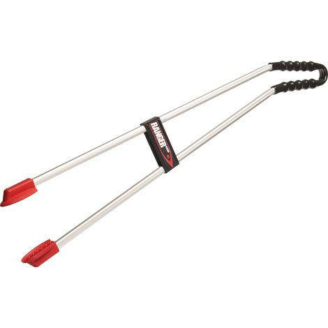 The Helping Hand Company Ranger Max - Manico Curvo, 35 cm, Colore: Rosso/Argento (1/5)