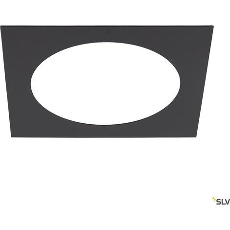 Bague de réduction pour encastré downlight NUMINOS® intérieur carrée noir - SLV - 1006153 (1/2)