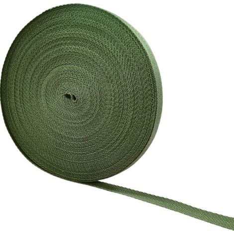 Corde de Jardinage Serre-Tout Ultra-Souple 28m X 1.7cm Noir Vert en Nylon pour Arbres & Fixations de Charges (Lot Unique) (1/4)