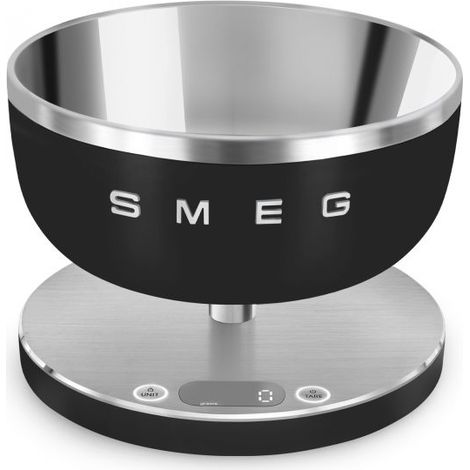 Smeg ksc01blmww bilancia da cucina digitale nero, opaca estetica collezione (1/6)