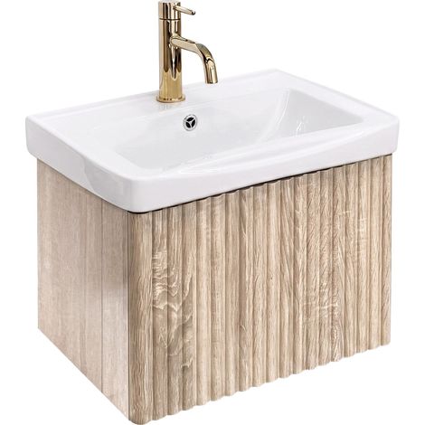Rea Mueble De Baño Con Lavabo  Db85-50-3 Light 50cm (1/5)