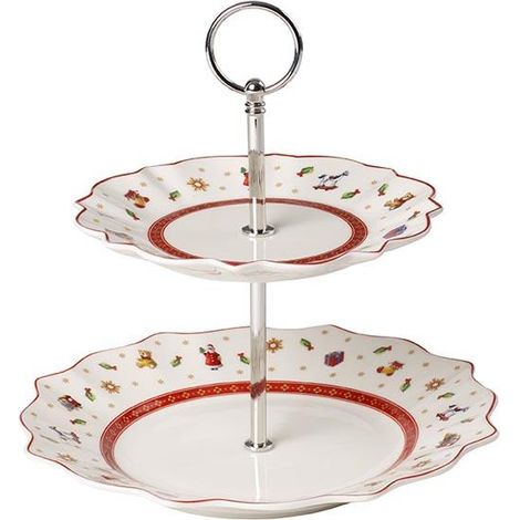 Présentoir à gâteaux à deux étages Villeroy & Boch Toy's Delight S (1/3)