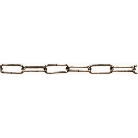 25MT CATENA PER LAMPADARI GENOVESE In ferro bronzato Ø filo mm. 1,5 n° 10 MT 25