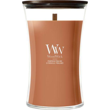 Candela Pumpkin Praline 609g Marrone Woodwick