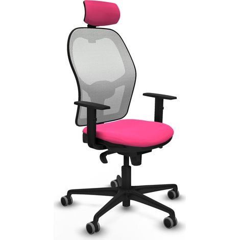 Sedia Ufficio con Poggiatesta Jorquera Piqueras y Crespo 1D036G2 Rosa (1/5)