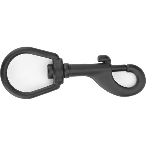 Mousqueton pivotant à tête simple en acier inoxydable 316, accessoire de plongée sous-marine (100 mm, noir) (1/5)